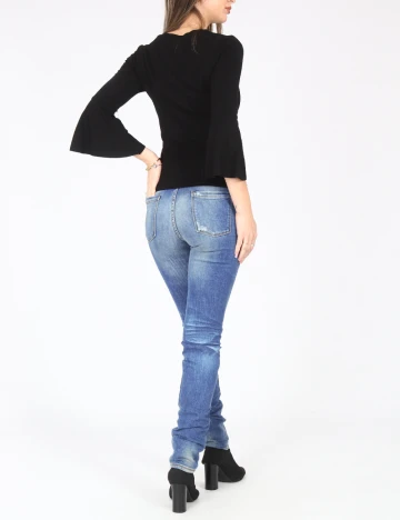 Blugi Zara, albastru Albastru