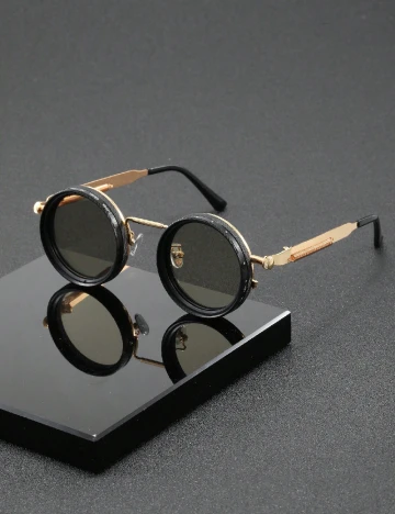 Ochelari de soare cu lentile reglabile SHEIN, negru Negru