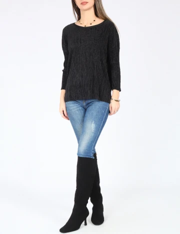 Bluza Bershka, negru Negru