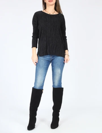 Bluza Bershka, negru Negru