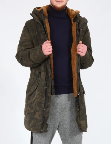 Geaca Zara, army Verde