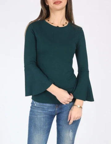 Bluza Bershka, verde Verde