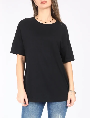 Tricou Pull&Bear, negru Negru