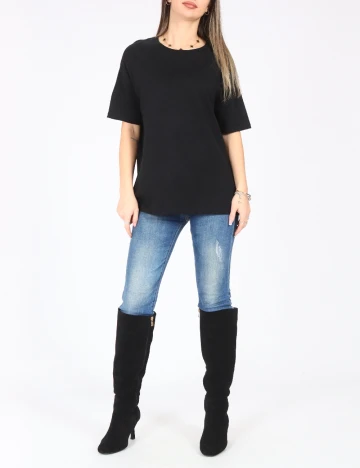Tricou Pull&Bear, negru Negru