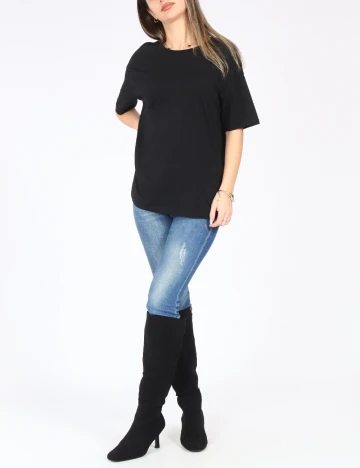 Tricou Pull&Bear, negru Negru