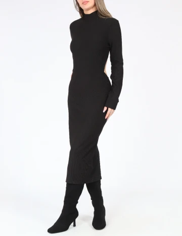 Rochie medie Bershka, negru Negru