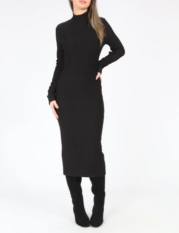 Rochie medie Bershka, negru Negru