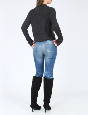 Bluza Bershka, gri inchis Gri