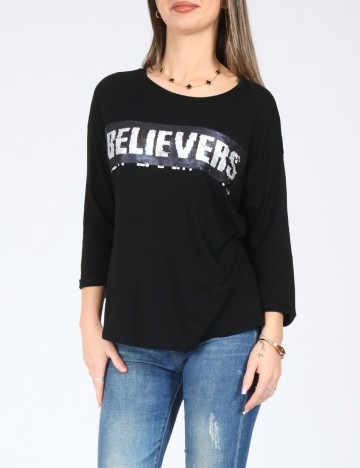 Bluza Bershka, negru