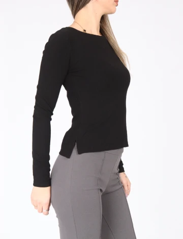 Bluza Bershka, negru Negru