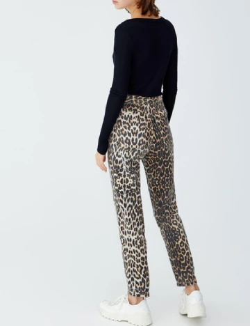 Blugi Pull&Bear, animal print Animal print