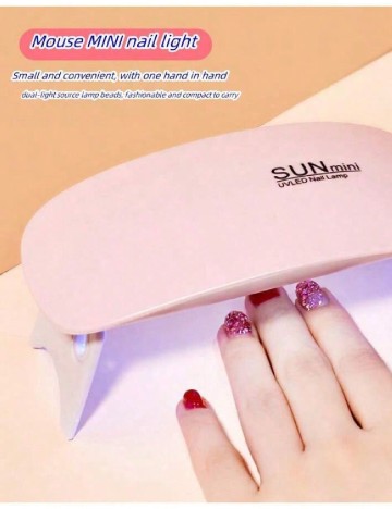 
						Mini lampa UV LED SHEIN, alb