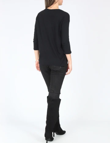 Bluza Bershka, negru Negru