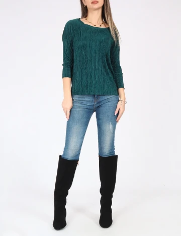 Bluza Bershka, verde Verde
