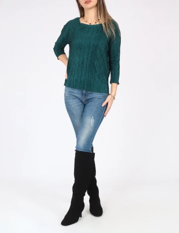 Bluza Bershka, verde Verde