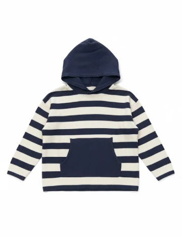 Hanorac Zara, alb/albastru Albastru