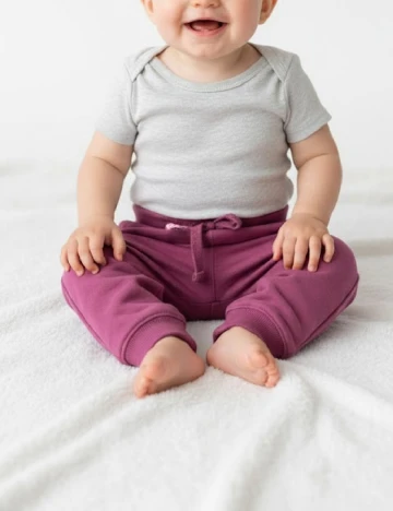 Pantaloni Zara, pruna Mov