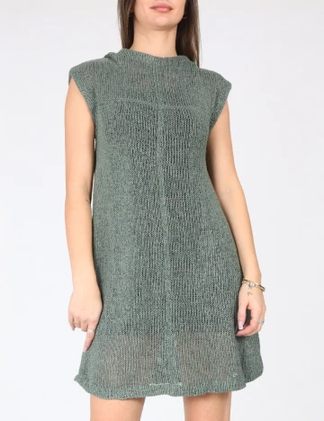Rochie scurta Zara, verde Verde