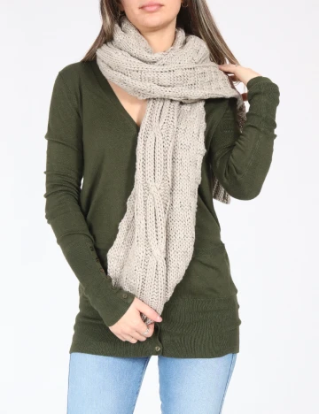 Fular Bershka, gri Gri