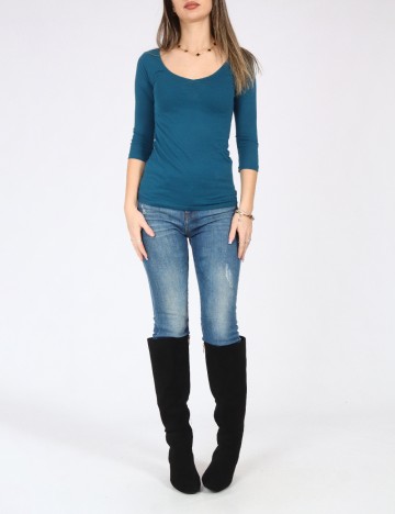 Bluza Bershka, albastru