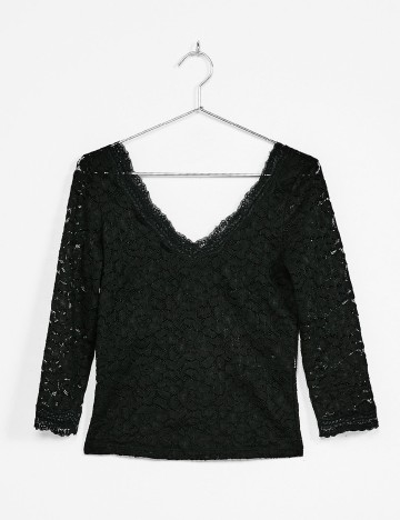 Bluza Bershka, negru