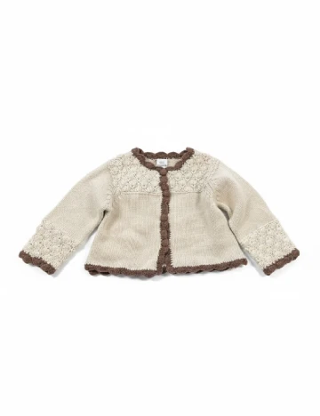 Cardigan Zara, bej Crem