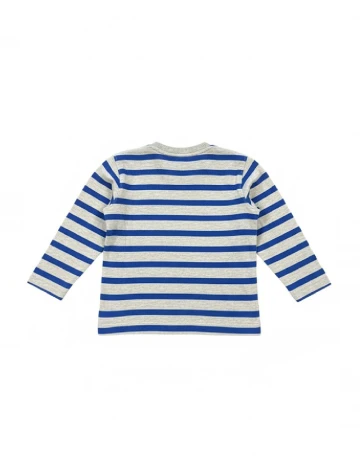 Bluza Zara, gri/albastru Albastru