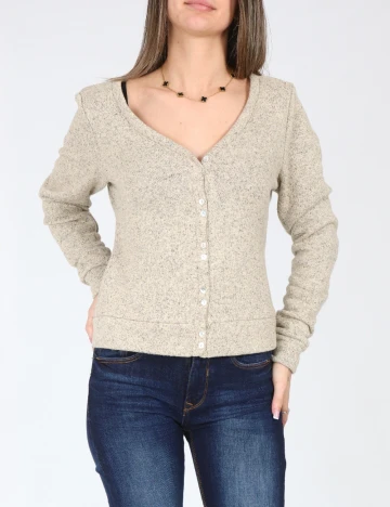 Cardigan Zara, bej Crem