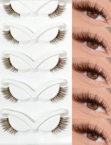 Gene false 5 perechi SHEIN, maro Maro