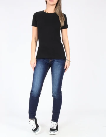 Tricou Pull&Bear, negru Negru