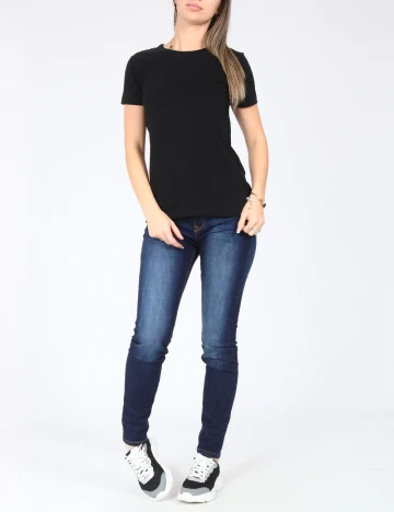 Tricou Pull&Bear, negru Negru