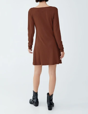 Rochie scurta Pull&Bear, maro Maro