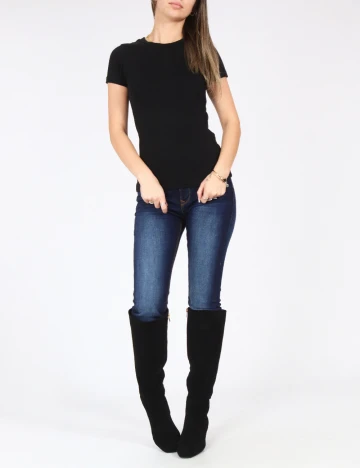 Tricou Pull&Bear, negru Negru