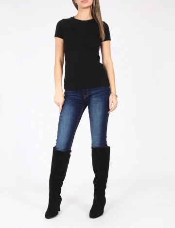 Tricou Pull&Bear, negru Negru