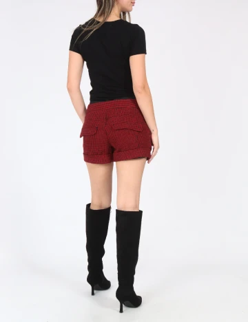 Pantaloni scurti Zara, rosu Rosu