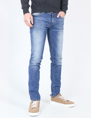 Blugi Bershka, albastru