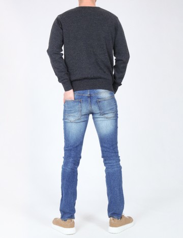 Blugi Bershka, albastru