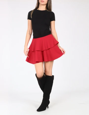 Fusta Zara, rosu Rosu