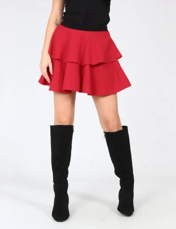 Fusta Zara, rosu Rosu