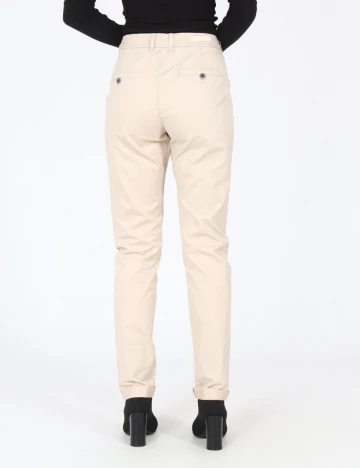 Pantaloni Bershka, crem Crem