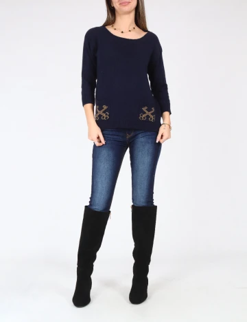 Bluza Zara, bleumarin Albastru