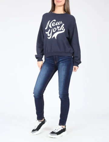 Bluza Pull&Bear, bleumarin Albastru