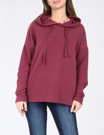 Hanorac Pull&Bear, roz pudra inchis Roz