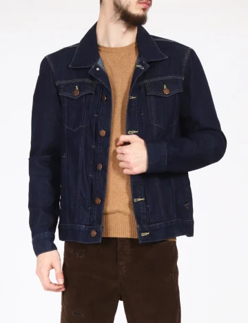 Jacheta Bershka, bleumarin Albastru