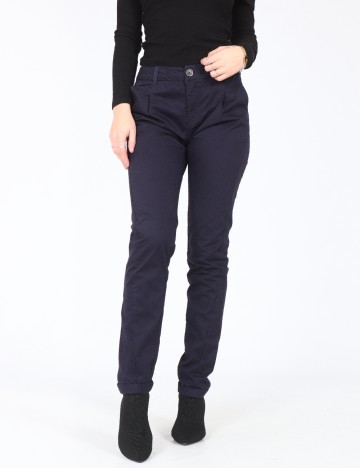 Pantaloni Bershka, bleumarin