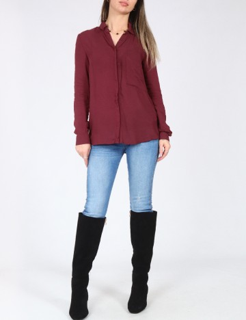 Camasa Pull&Bear, visiniu