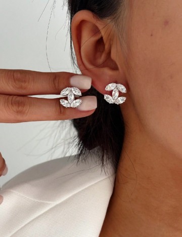 
						Cercei SHEIN, argintiu