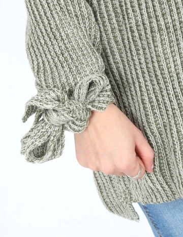 Pulover Oversize Pull&Bear, verde Verde