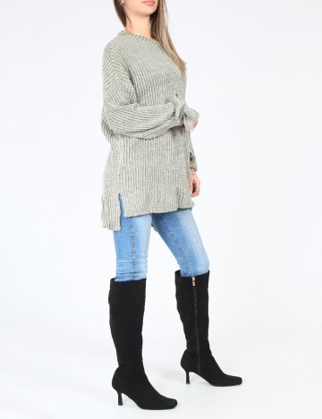 Pulover Oversize Pull&Bear, verde