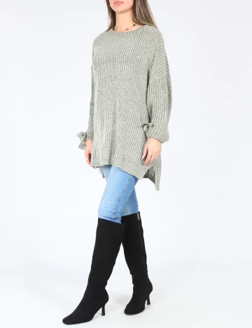 Pulover Oversize Pull&Bear, verde Verde